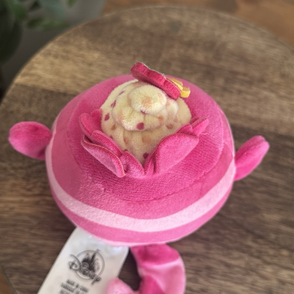 Disney Munchlings Target Gourmet Goods Pink Cheshire‎ Cat Fruit Parfait Plush 4" - Picture 7 of 12